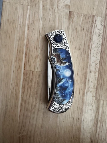 Franklin Mint “Call Of The North” Wolf Collectors Knife