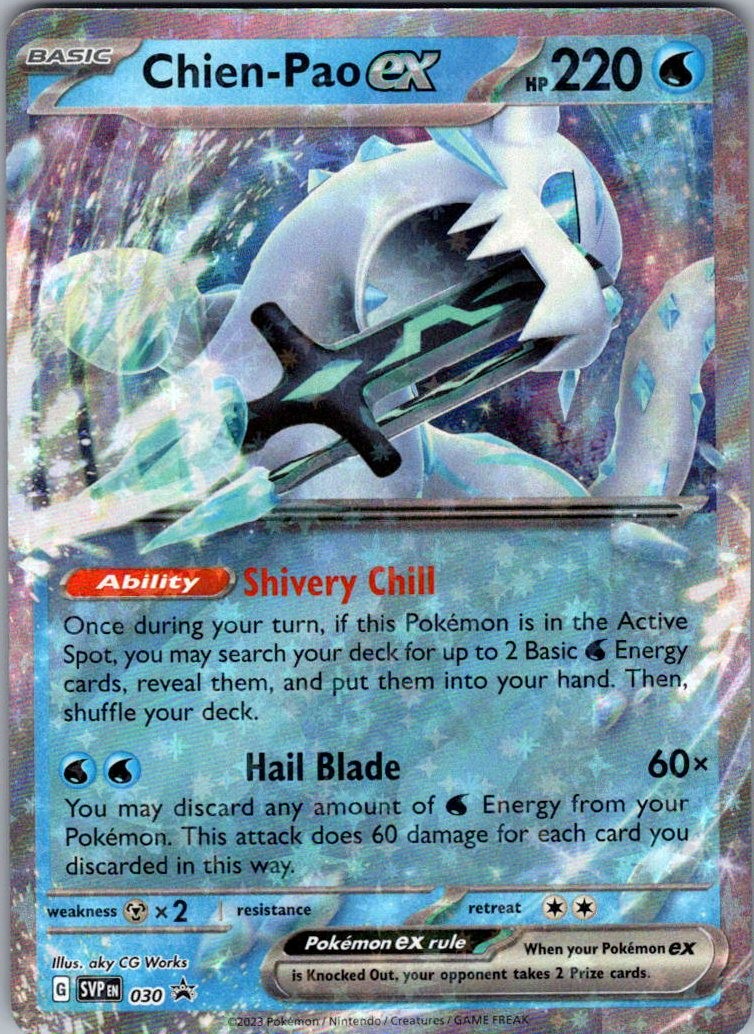 Chien-Pao ex Promo SV: Scarlet & Violet Promo Cards 030 NM