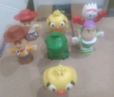 Fisher Price Little People Disney Pixar Toy Story Figures Buzz Rex Woody Jessie 