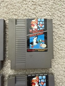 Lot Of 6 NES Games - Donkey Kong 3, Mario Bros, Duck Hunt