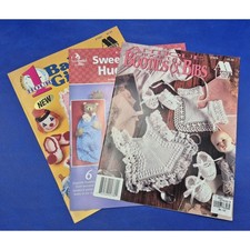 Vintage Annies Attic Crochet Baby Gift Patterns 3 Booklets