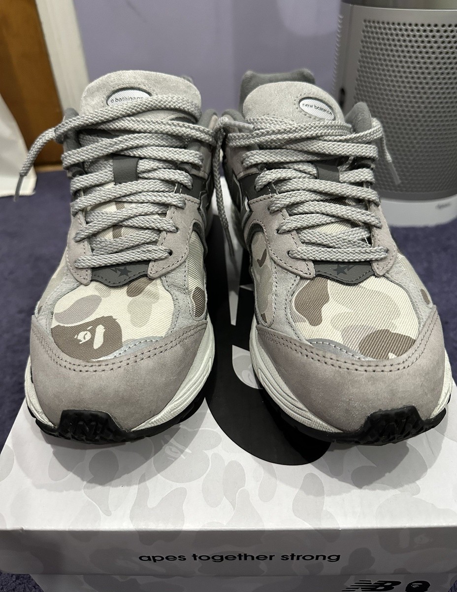New Balance x BAPE 2002R 'Apes Together Strong Grey Camo' Size 9