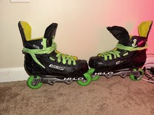 Bauer RS Inline Hockey Skates Hi-Lo 6 extra wheels