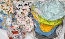 11 Cloth Diapers Adjustable Alva Baby Solid Colors Wegreeco Prints