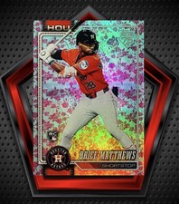 Brice Matthews RC *41/50* 2026 Topps Series One Holliday Flowers #132 Astros MLB