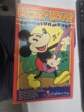 Vintage Walt Disney Mickey Mouse Colorforms Play Set. No 465. Collectable USA