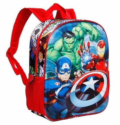 Marvel Avengers 3D Kindergartenrucksack Kindertasche Kinderrucksack Backpack