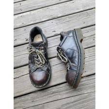 Dr. Martens 8A12 Oxford Shoes Brown Leather Made in England UK 11 US 12 Mens