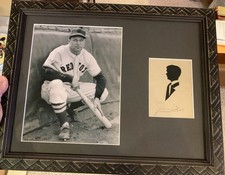 Jimmie Foxx Boston Red Sox Auto Signed Silhouette JSA