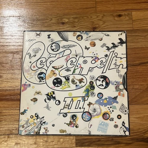 LED ZEPPELIN III Vinyl 1977 ATLANTIC #SD-19128 GF Die Cut Wheel VG+
