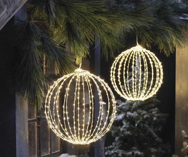 Led Kugel Leuchtdeko Innen & AußEn Ø 40 Cm Outdoor Garten Weihnachts Deko Kugel-image