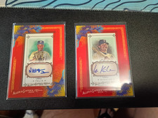 2010 TOPPS ALLEN & GINTER AUTOGRAPHS : BASEBALL NEFTALI FELIZ & IAN KINSLER