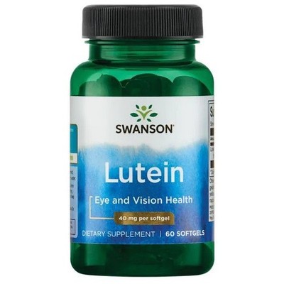 Swanson Lutein, 40mg - 60 softgels (298,33 EUR/kg)