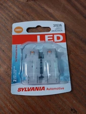 Sylvania Automotive LED Light Part# 3157A Amber. New In Package.