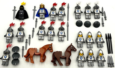Lego New Castle Horse Knight Minifigure Army Builder Weapons Horses You Pick