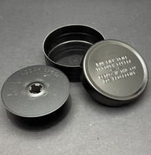 Small Vintage Kodak Spool  Round Tin Black Metal Film Canister Reel Holder