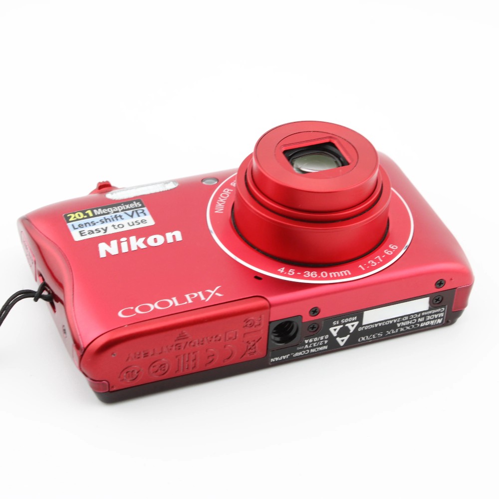 Nikon COOLPIX S3700 20.0MP 8x Optical Zoom Digital Camera English