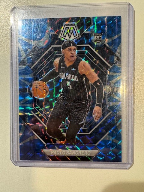 2022-23 Mosaic Basketball Paolo Banchero #231 Reactive Blue Color Match (RC)