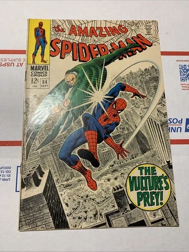 THE AMAZING SPIDER-MAN #64 1968 MARVEL FN+ 6.5 VULTURE RETURNS!