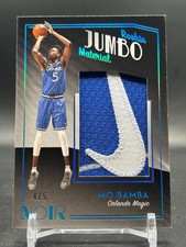 2018-19 Mo Bamba Noir Rookie Jumbo Material Brand Nike /5 RC SSP #RJ-MBB