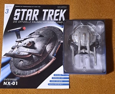 STAR TREK EAGLEMOSS RAUMSCHIFF COLLECTION USS ENTERPRISE NX-01  AUSGABE #3 NEU