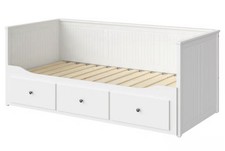 IKEA Hemnes Day-bed Frame with 3 Drawers, White, 80x200cm