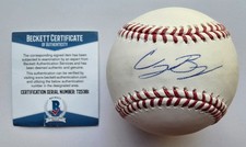 Cody Bellinger Signed Auto OML Baseball Beckett COA Dodgers Cubs Yankees