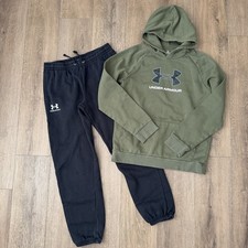 Under Armour Athletic Hoodie Jogger Lot Boys XL YXL Green Black