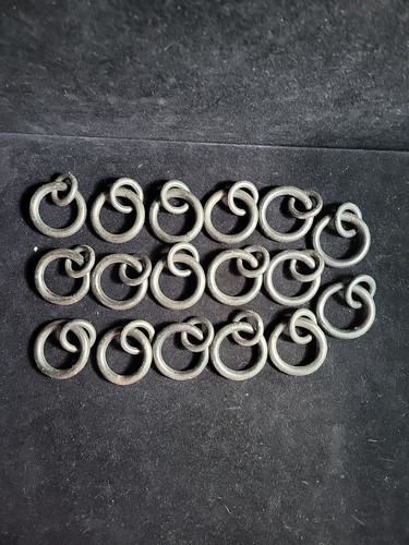 Curtain Wrought Iron Drapery Rod Rings with Hanging Rings 2 Inch - Set ...