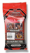 2021 Prizm Draft Picks Basketball Cello Fat Pack - Look for Cade Cunningham RC’s