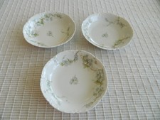 Haviland Schleiger #248B Blue Blossoms (3) 5" Fruit Bowls                     HT