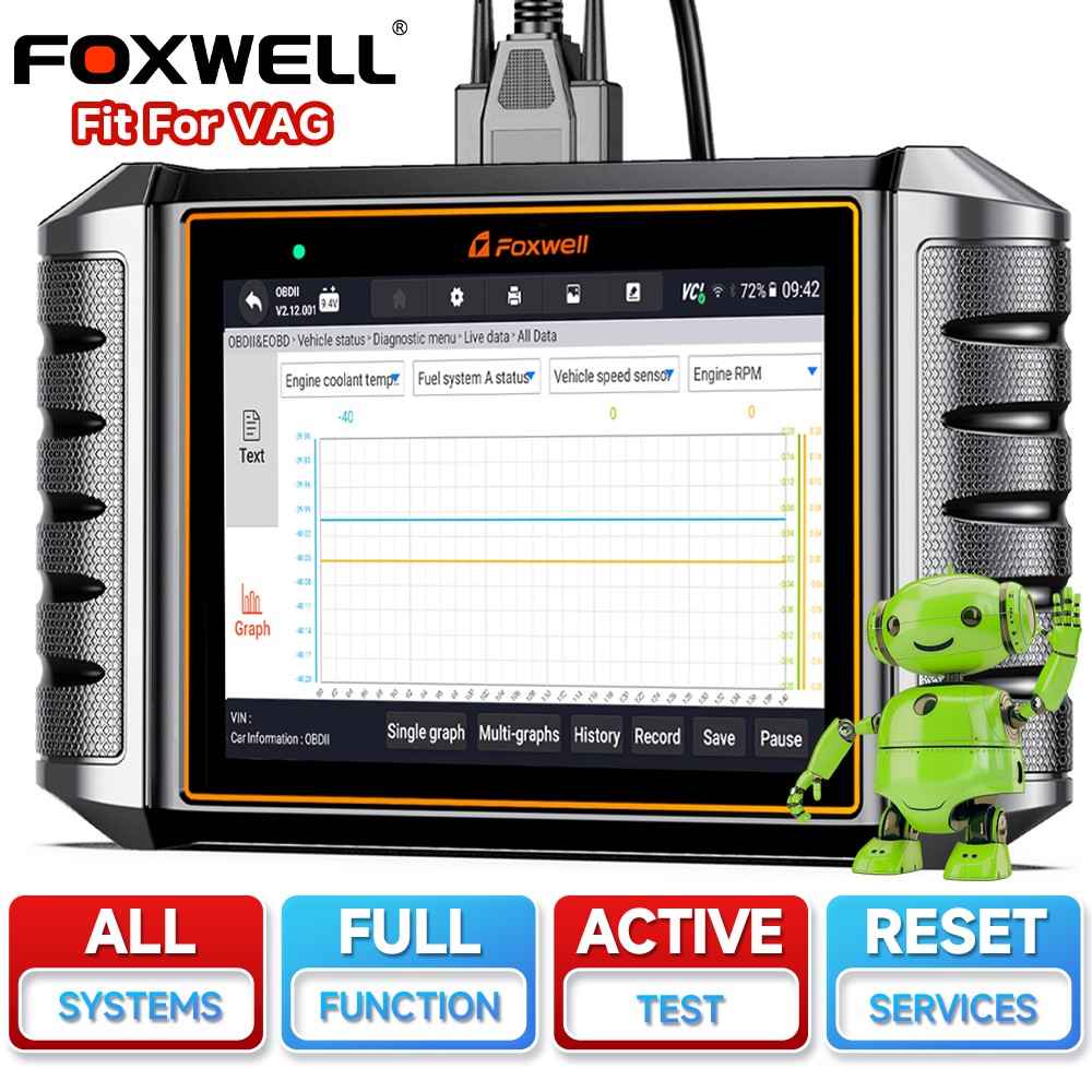 For VW AUDI All System OBD2 Scanner Bidirectional Car Diagnostic