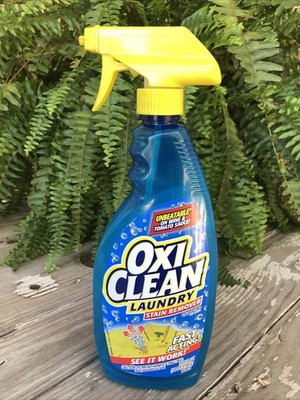 Vtg Oxi Clean Laundry Stain Remover Spray Squirt Bottle 80% Full 2006 Upholstery
