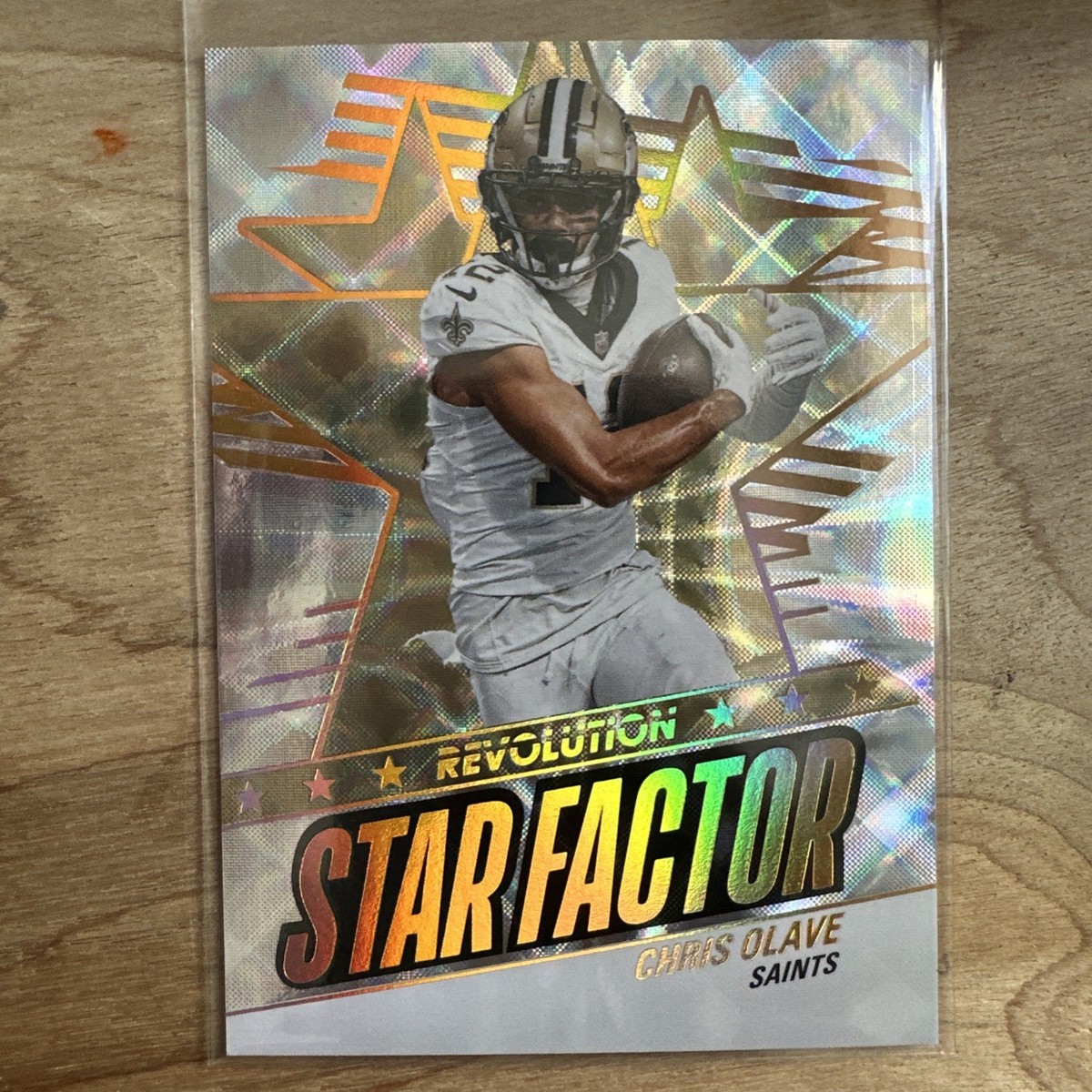 ultra rare football cards 2025 Panini Revolution - Star Factor - Chris Olave