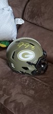 Josh Jacobs Signed Green Bay Packers Speed Authentic Salute To Service Helmet