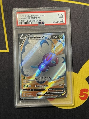 Butterfree V graded PSA 9 for sale on eBay