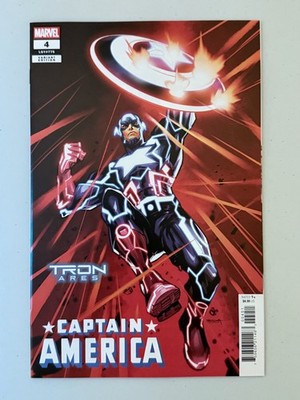 Captain America #4 Marvel Comics 2025 Stephen Segovia Tron Ares Variant Cover NM