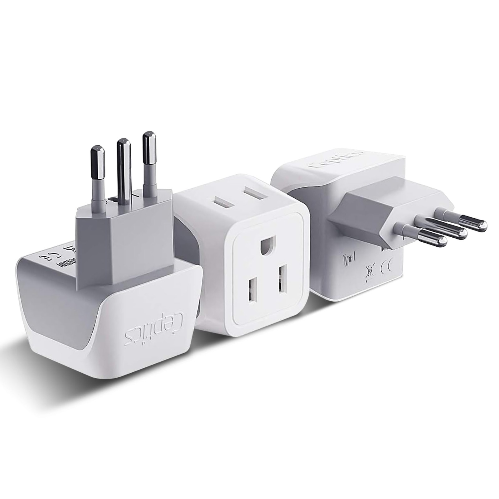 Chile Plug Adapter With Dual Usa Input Comp...