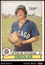 1979 O-Pee-Chee #115 Steve Stone  Free Agent 11-28-78 Orioles 6 - EX/MT