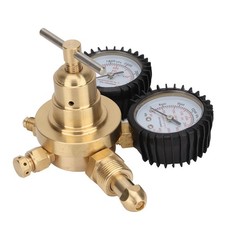 Nitrogen Pressure Gauge Regulator Test Kit Brass Inlet Outlet Connection ~