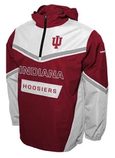 Indiana Hoosiers Franchise Club Action Anorak 1/4 Zip Pullover Jacket - Red