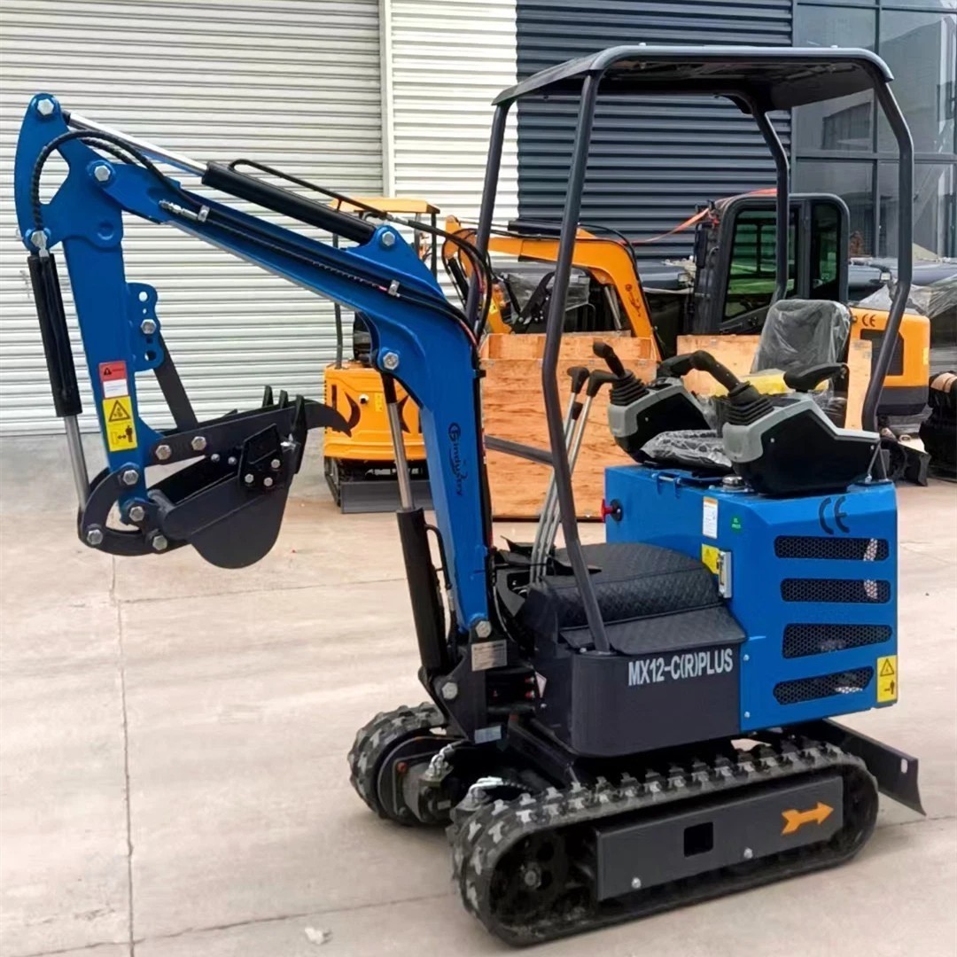 1-Ton Mini Excavator Tracked 13.5 HP RATO Gas Engine w/Pilot