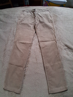 Damen Jeans Cynthia, Zero, Cord, beige, Long, Gr. 34, Nr. 280
