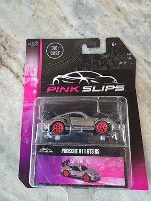 Porsche 911 GT3 RS 911 By Jada Die Cast Car 1:64 Scale PINK SLIPS
