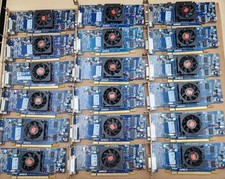 LOT OF 18 AMD Radeon Low Profile HD 6350 512MB PCIe 0HFKYC DDR3 Video Card