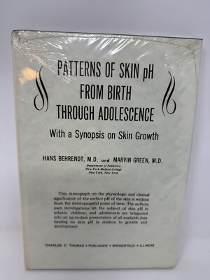 Patterns of skin ph from birth through adolescence book