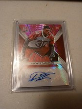 DEIONTE THOMPSON 2019 PANINI SPECTRA PINK AUTOGRAPH AUTO #D 16/25