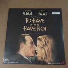 NEW SEALED To Have And Have Not Laserdisc Ld Movie