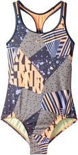 Nike Kids Girl's 238838 Mash Up Racerback One-Piece Swimsuit Size XL