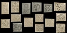 3D STL Model DECORATIVE PANELS 15 PCS for CNC Router Aspire Artcam 3D Printer 